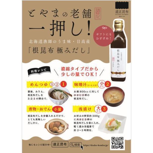 道正昆布 氷見昆布うどんセット (10袋 根昆布極みだし)