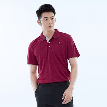 【遊遍天下】MIT男款抗UV吸濕排汗環保紗機能POLO衫GS1022暗紅M-5L大尺碼
