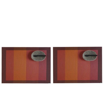 Chilewich {2人的餐桌}美國細網Color Tempo系列餐墊36*48cm-紅甜椒x2入組