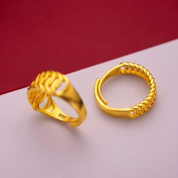 【神明過爐🙏🏻】隔日到貨 金戒指 越南沙金戒指 對戒 婚戒 情侶戒 結婚戒指 手戒 不掉色 訂婚戒指 定情戒指 不掉色