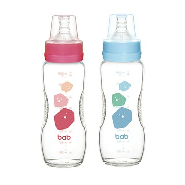 培寶α33一般口徑玻璃奶瓶 L 240ml(2入/組)