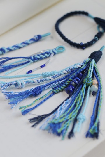 No.8-原創編繩 | 聖湖 | 全手工藏式 吉祥流蘇 | 掛飾