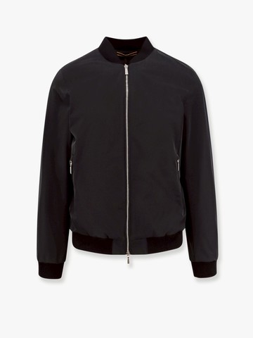 Sorano nylon jacket with knitted profiles - MOORER - gender_Man