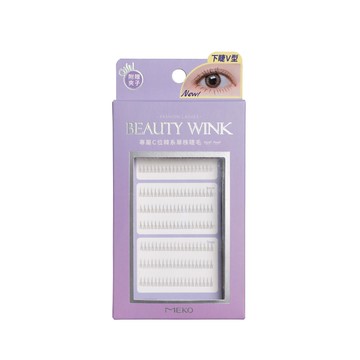 MEKO專屬C位韓系單株下睫毛（附夾子）-V型/I-060-1