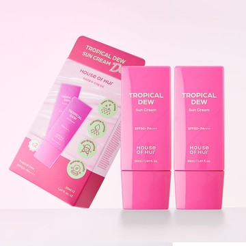 House of Hur Tropical Dew Sun Cream 50ml Duo Set