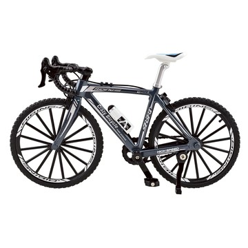 〖樂多〗鋅合金腳踏車-黑色｜1/8微縮模型 合金車 生日禮物 擬真模型車 玩具小汽車｜4711664080135