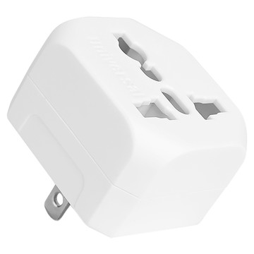 RONEVER 2P台灣專用萬國轉接頭 ZPR-054 47 x 40 x 46mm 34g  1個