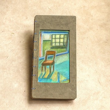 手工書/手工繪畫筆記本/手工裝訂/日記本