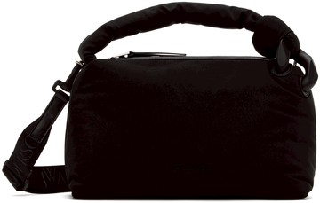 JW Anderson 黑色 Puffy Corner 斜挎包