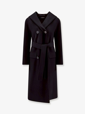 Favola virgin wool coat with belt and hood - 'S MAX MARA - gender_Woman
