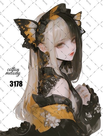 original sticker no.3178 人物貼紙 原創貼紙 原創人物貼紙 裝飾貼紙 cotton melody