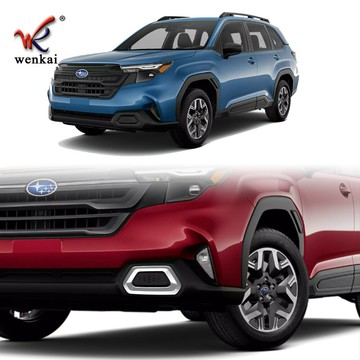 適用于斯巴魯25款森林人SL系改裝前保險杠Forester專用裝飾防撞條