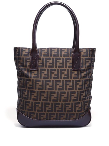 Fendi Pre-Owned - Zucca canvas tote bag - women - Canvas - One Size - Brown