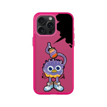 iPhone 15 Pro Max Clear 粉漾桃 - Graffiti / 街頭塗鴉 - 街頭兄弟