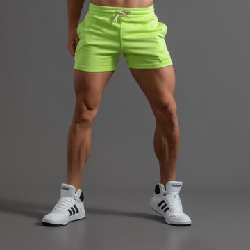 運動短褲男健身跑步 彈力三分褲男夏季超短褲 性感3分褲 休閑百搭