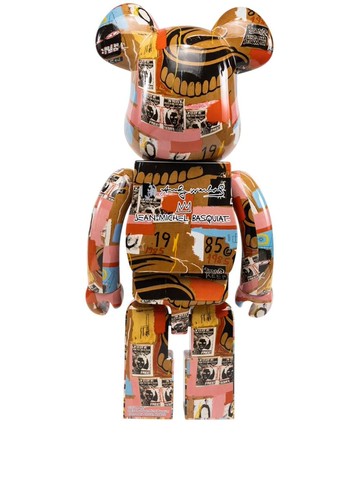 MEDICOM TOY - x Andy Warhol x Jean Michel Basquiat BE@RBRICK figure - unisex - Plastic - One Size - Orange