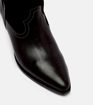 Isabel Marant Duerte 40 leather and suede cowboy boots