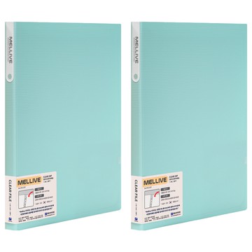 Heemang Melliv 20頁透明文件夾  2個  薄荷綠