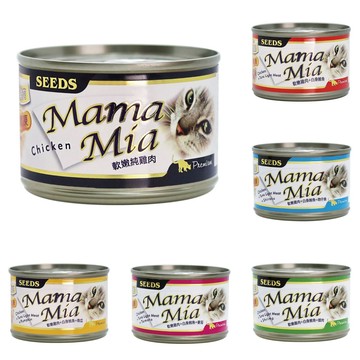 【蝦皮直營】SEEDS 惜時 MamaMia愛貓軟凍餐罐170g 多口味任選 罐頭 現貨