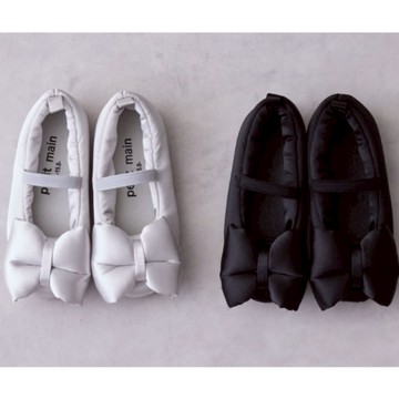 petit main 品牌旗艦店 蝴蝶結平底鞋 【日本直接出貨】