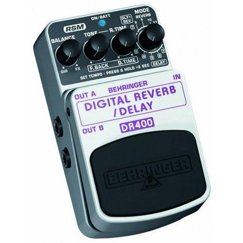 Behringer (ベリンガー) DR400 Digital Reverb Delay Digital Stereo Reverb Delay エフェクトペダル