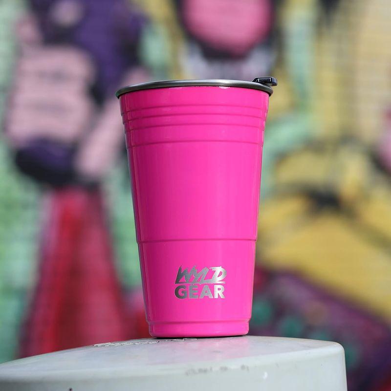 ワイルドギア WYLD GEAR タンブラー CUP 24oz ワイルドカップ 710ml キャンプ Pink