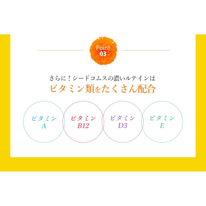 サプリ サプリメント ルテイン ルテイン 濃いルテイン 約3ヵ月分