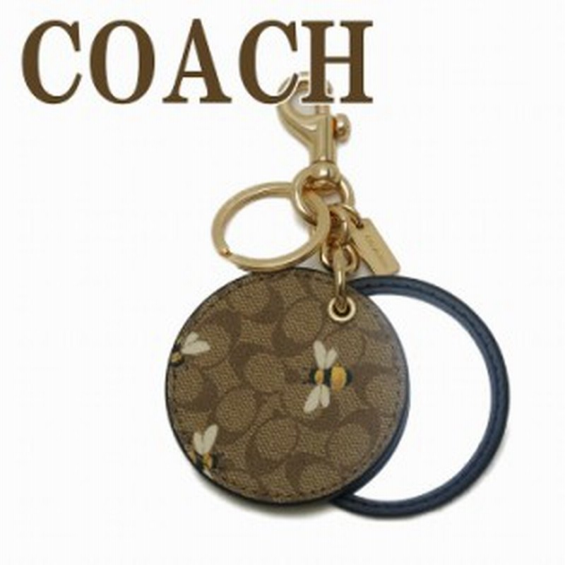 公式】ミラー バッグ チャーム シグネチャー キャンバス（COACH