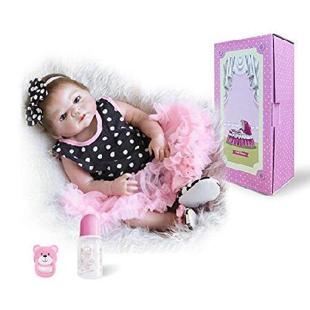 Reborn Dolls Girl Lifelike Newborn Realistic Baby Doll (Silicone