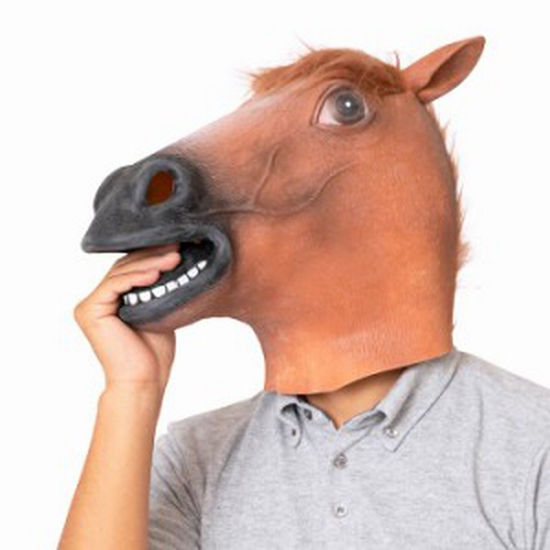 ラバーマスク 茶馬 馬 うま ブラウン 茶色 ホース 競馬 マスク アニマル 動物 被り物 かぶりもの 被りもの 動物コスプレ ハット 帽子 メ 通販 Lineポイント最大1 0 Get Lineショッピング