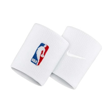 S.G NIKE NBA DRI-FIT 護腕套-客場-腕帶 一雙入 路跑 籃球 飛人喬丹 NKN03100OS 白紅藍