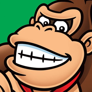 任天堂超級瑪利歐 無框掛畫 限量壁畫掛畫 咚奇剛DONKEY40X40