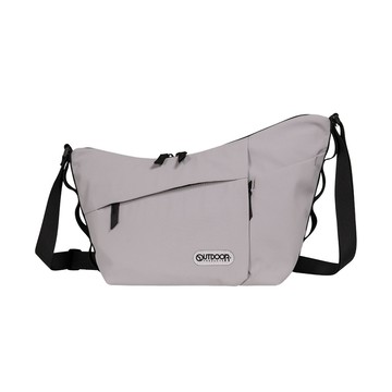 【OUTDOOR】極簡風尚側背包-淺灰色 OD163359LGY