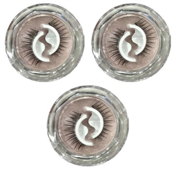 [福利商品]29-10_自黏假睫毛, 纖長款, 3盒, 1組