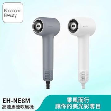 Panasonic 國際牌 負離子溫控高速馬達吹風機 EH-NE8M輕岩灰(H)