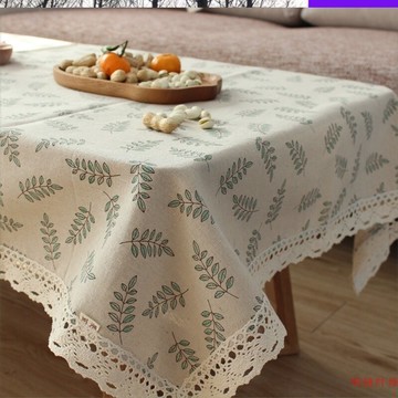 白色布藝網紅餐桌墊西餐化妝m臺暖色長桌桌布寫字桌書桌長方形米