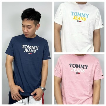 【New START精品服飾-員林】零碼出清 Tommy Jeans 大字母國旗 短袖上衣 短袖 短T
