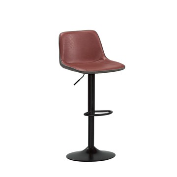 直人木業-ASHE灰棕升降吧椅