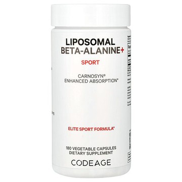 Codeage, 脂質體 β-丙氨酸+，Centurion、CarnoSyn，加強吸收，533 毫克，180 粒膠囊
