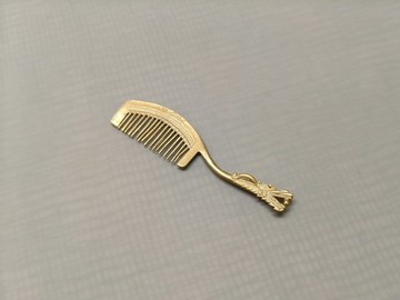 老銅龍雕迷你梳– 純古董SA-207