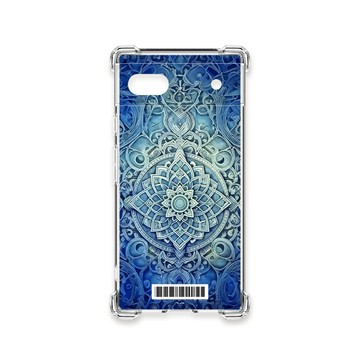 Pixel 7 / 7 Pro / 7a 殼 TRON GOOGLE Pixel 7A 藍色漸層印度Henna幸運祝福圖騰  載具 四角防摔殼 手機殼