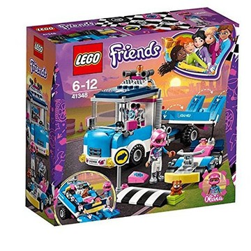 【台中翔智積木】LEGO 樂高 好朋友系列 41348 賽車場維修車