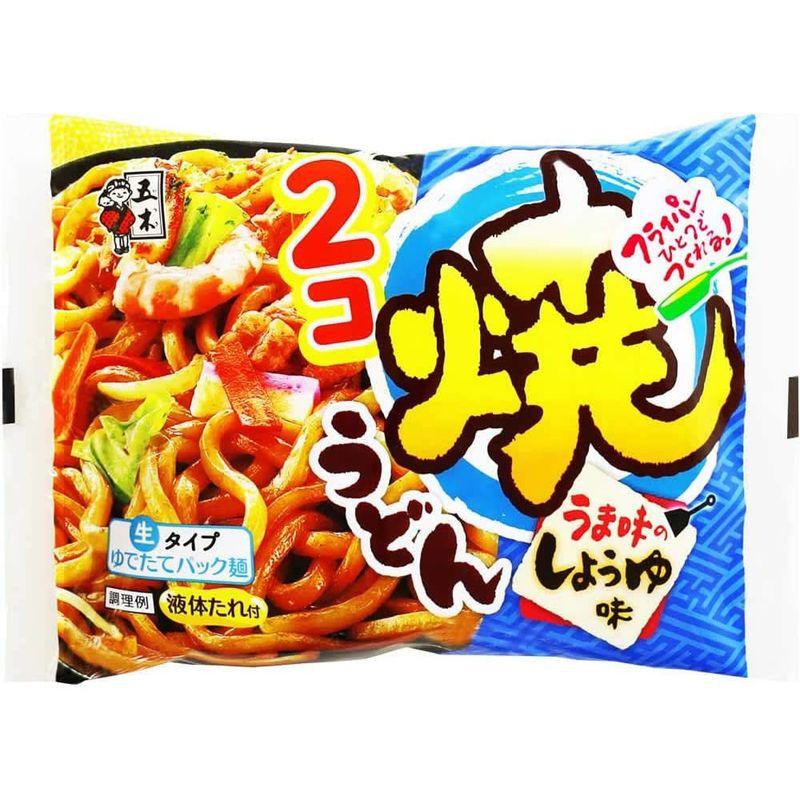 五木食品 ２コ焼うどんしょうゆ味 396g ×18個