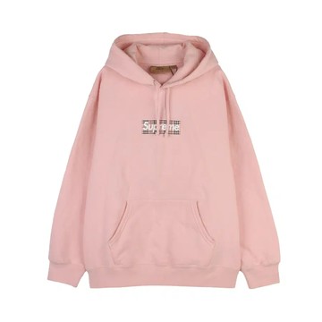 BURBERRY X SUPREME 聯名連帽衛衣上衣#L