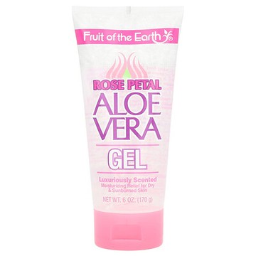 Fruit of the Earth, 蘆薈凝膠，玫瑰花瓣，6 盎司（170 克）