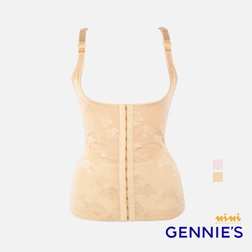 Gennies奇妮 nini系列-美身三段式馬甲塑身衣(膚/粉NE02)