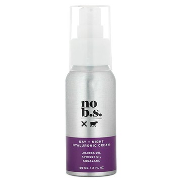 No BS Skincare, 日用/夜用透明質酸面霜，2 液量盎司（60 毫升）