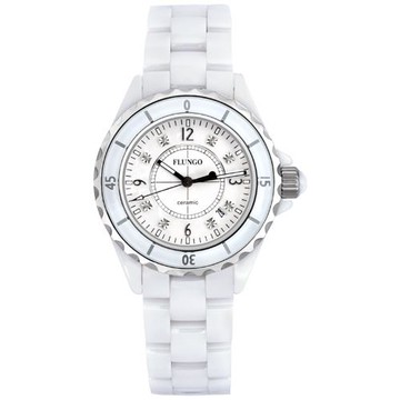 Flungo名品真鑽全陶瓷腕錶
