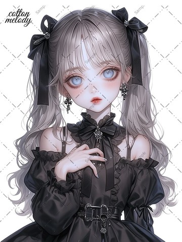 original sticker no.1498 人物貼紙 原創貼紙 人物貼紙 女孩貼紙 原創人物貼紙