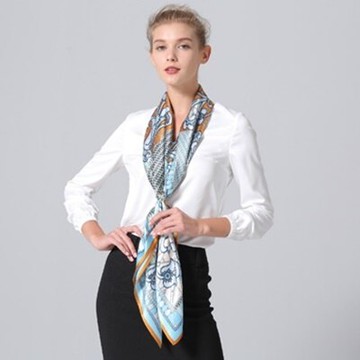 絲巾桑蠶絲圍巾-淡雅大方精緻設計女配件4色73hx34【獨家進口】【米蘭精品】